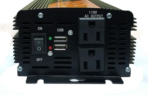1500w & 3000w Peak Car Power Inverter Adaptor DC12v to AC110v 60Hz with Dual 2.1A USB&USA Socket in Saudi Arabia