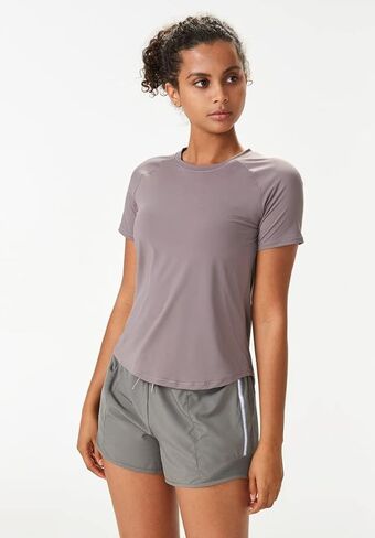 قمصان Shed AeroMesh النسائية للتمرين: قمصان قابلة للتنفس للجري الرياضي، ملابس لياقة بدنية شبكية للياقة البدنية واليوجا بأكمام قصيرة in Kuwait