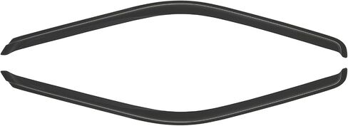 SCITOO Outside Mount Window Visor Deflector Rain Guard Dark Smoke, 2 Pcs Set Fit for C/K Pickup 1500 1988-1998 in Saudi Arabia