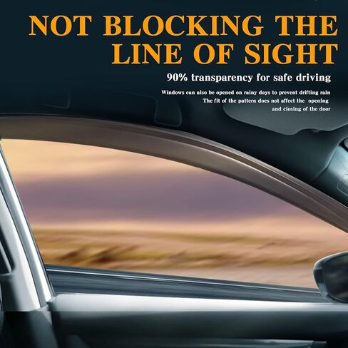 واقي مطر للنافذة ملون بالدخان لسيارة Honda Pilot 2016-2022 شريط على واقي من الشمس فتحة تهوية حاجب جانبي للنافذة ملحقات لسيارة Honda Pilot 2016-2022 in Kuwait