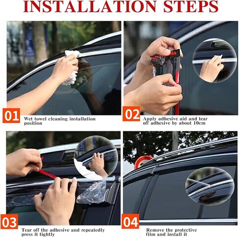 واقي مطر للنافذة ملون بالدخان لسيارة Honda Pilot 2016-2022 شريط على واقي من الشمس فتحة تهوية حاجب جانبي للنافذة ملحقات لسيارة Honda Pilot 2016-2022 in Kuwait