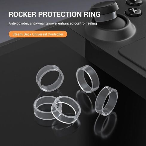 YIMATEECO Joystick Protectors, 10M Joystick Protector Ring Sticker Compatible with Steam Deck, PS Portal, PS5, PS4, Xbox, Legion Go, Switch Pro Game Controller Joystick Protective Tape (10M, Black) in Saudi Arabia