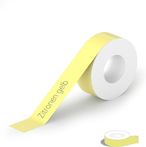 Label Maker Tape 0.55" x 13.7ft, Self-Adhesive Continuous Sticker Thermal Paper, Compatible with L1 D30 D110 E10 P21 Label Maker Machine for Home School Office, 1 Roll, Blue in Saudi Arabia