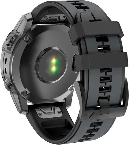 Compatible for Garmin Fenix 5x Band, 26mm Quick Fit Silicone Strap for Fenix 5X Plus, Fenix 6X, Fenix 6X Pro, Fenix 7X，Fenix 3 Smartwatch in Saudi Arabia