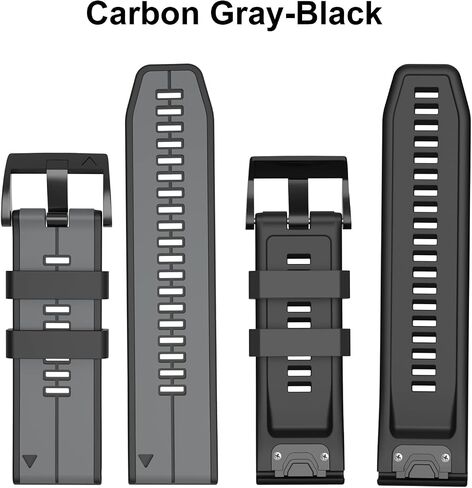 Compatible for Garmin Fenix 5x Band, 26mm Quick Fit Silicone Strap for Fenix 5X Plus, Fenix 6X, Fenix 6X Pro, Fenix 7X，Fenix 3 Smartwatch in Saudi Arabia
