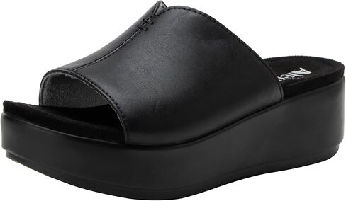 Alegria Triniti - Timeless Leather Platform Sandal - Comfort, Arch Support and Stylish Women's Sandal for Everyday Elegance - Slip-Resistant Wedge Slide in Saudi Arabia