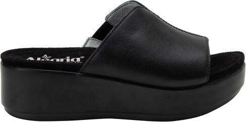 Alegria Triniti - Timeless Leather Platform Sandal - Comfort, Arch Support and Stylish Women's Sandal for Everyday Elegance - Slip-Resistant Wedge Slide in Saudi Arabia