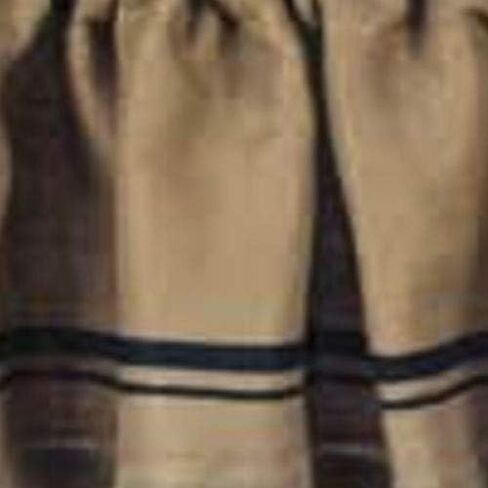 ستارة خيش مخططة باللون الأسود والقمح مقاس 72 × 15.5 بوصة من راغو in Kuwait