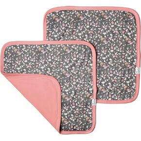 Copper Pearl Baby Security Blanket Set of 2 - Portable Size for Self-Soothing On-The-Go, Ideal Baby Blankets for Boys and Girls, Ultra-Soft, and Gift-Ready Loveys - Bliss