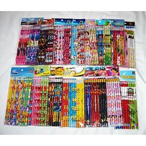 Disney 120 pcs Cartoon Character Licensed Wooden Pencil School Party Bag Fillers