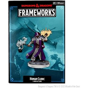 D&D Frameworks: Human Cleric Male - Unpainted and Unassembled