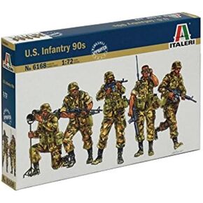 ITALERI ITA6168 U.S. Infantry 90s US Soldiers Model kit, Multicoloured, Small