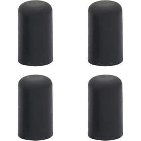 4 Pieces Rubber Tip for Cello Endpin Tip Cello Endpin Non-Slip Cap Cello Endpin Tip Cap Protector Cello Rubber Endpin Tip Protector Cello Accessories, Black