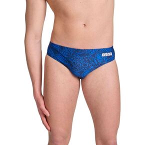 ARENA Men's Hydrangea Bouquet Swim Briefs - Athletic Training Swimwear for Men Competition and Racing Swimsuit