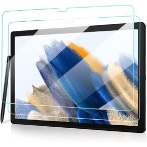2-Pack Tempered Glass Screen Protector for 10.5 Inch Samsung Galaxy Tab A8 (SM-X200/X205/X207),2.5D 9H Hardness HD Clear No-Bubble Anti Scratch Screen Protector Guard with Upgrade Cleaning Kit