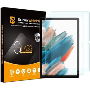 Supershieldz (2 Pack) Designed for Samsung Galaxy Tab A8 10.5 inch Screen Protector, (Tempered Glass) Anti Scratch, Bubble Free