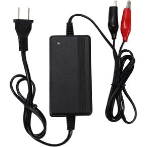 SLA Battery Charger, 1.2A Charger for 12V Valve-Controlled Maintenance-Free Lead-Acid Batteries, with Short Circuit Protection
