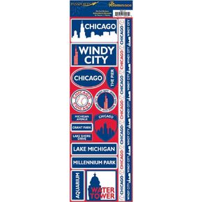 Reminisce Passports Combo Sticker, Chicago