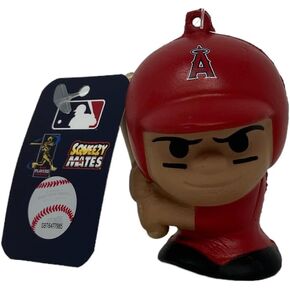 Party Animal MLB Squeezymates Los Angeles Angels Ohtani Squeezy Figurine, Team Colors, 2 1/2" Tall