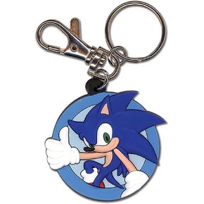 Great Eastern Entertainment Sonic The Hedgehog PVC Keychain Blue, Large