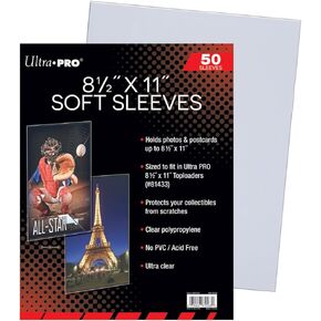 Ultra Pro 8 1/2" x 11" Soft Sleeves (50)