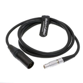 كابلات ألفين XLR 4 Pin Male إلى 6 Pin Female Power Cable for Red Epic Scarlet