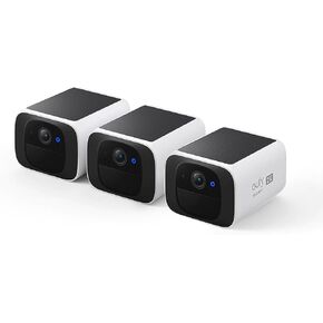 eufy Security S220 SoloCam 4-Cam Pack, Solar Charging, Wireless Outdoor Camera, Continuous Power, 2K Resolution, Day and Night Clarity, 2.4 GHz Wi-Fi, No Monthly Fee (Renewed)