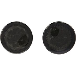 Recon 264134BK Front Turn Signals w/ Amber LED