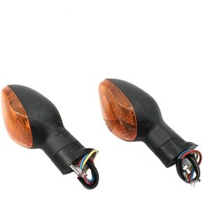 Motorcycle Front & Rear Turn Signal Light Blinker Steering Direction Indicator Cornering Lamp for CBR600RR NC700S/NC700X (Orange)