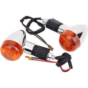 Road Passion 35601-01D10-000 35603-17C41-999 35601-44140-000 35603-44171-000 Motorcycle Turn Signal Light Compatible with Yamaha XV250 ; Suzuki GSX250 GSX400