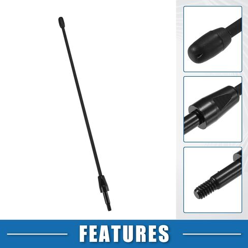 Car Radio Antenna 9 Inch AM FM Signal Antenna Short Aerial Antenna for Ford for Mustang 1979-2009 Black in Saudi Arabia