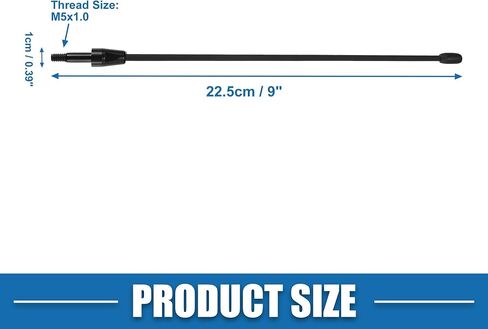 Car Radio Antenna 9 Inch AM FM Signal Antenna Short Aerial Antenna for Ford for Mustang 1979-2009 Black in Saudi Arabia