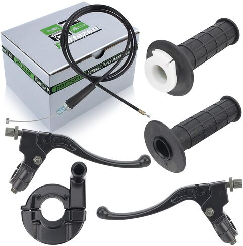 Twist Handlebar Grip 7/8" Throttle Cable Clutch Brake Lever for Honda Mini Baja Mb165 Mb200 5.5/6.5hp Doodlebug Bike 50cc 90cc 110cc 125cc 140cc 150cc 196cc 200cc 250cc in Saudi Arabia