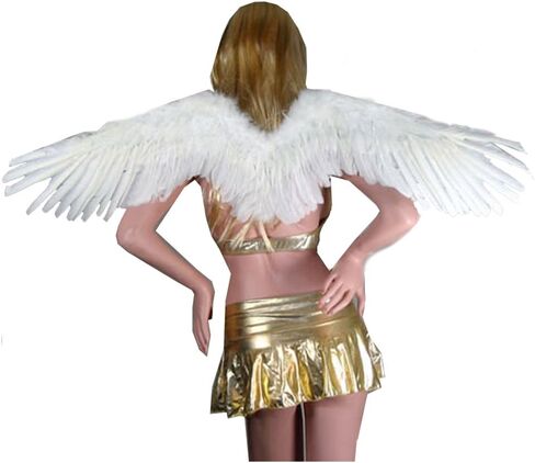SACASUSA Large Feather Halloween Angel Wings 3 Colors Black, White, Red in Saudi Arabia