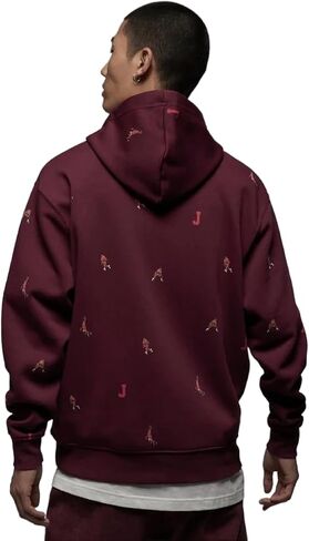 Jordan Men's Essentials Graphic Fleece Hoodie Pullover DV9392 in Saudi Arabia