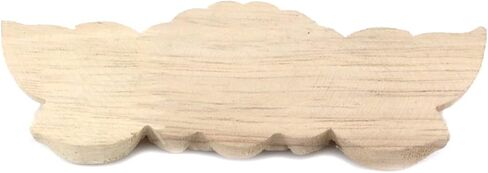 6pcsrose الخشب منحوتة يزين راصعة، ارتفع الخشب منحوتة onlays يزين زهرة الخشب زهرة منحوتة الزاوية راصعة زين باب مجلس الوزراء لخزانة خزانة جدار مضمد السرير خزانة ديكور in Kuwait