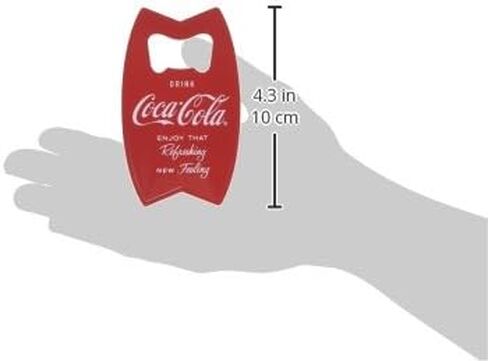 Tablecraft Coca-Cola Classic Logo Flat Bottle Opener, Red in Saudi Arabia