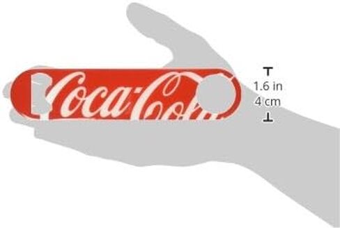 Tablecraft Coca-Cola Classic Logo Flat Bottle Opener, Red in Saudi Arabia