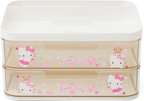 Cute Desk Organizer, Two Drawers Plastic Desktop Organizer with Phone Holder Stand for Girls Bedroom in Saudi Arabia