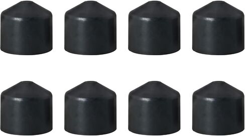 8PCS Black Quad Skateboard Shock Mount Kit Longboard Deck Edge Protector Skateboard Deck Guard Protector Skateboard Guard Replacement Pivot Cup in Saudi Arabia