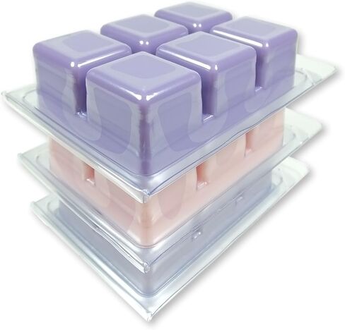 Honeysuckle Jasmine, French Lavender and Sweet Rose Strongly Scented Hand Poured Vegan Wax Melts, 18 Scented Wax Cubes, 9.6 Ounces in 3 x 6-Packs in Saudi Arabia