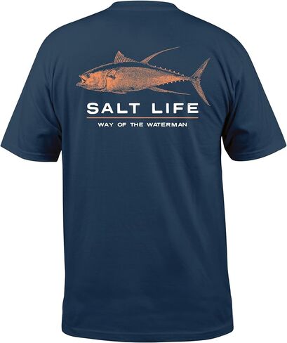 Salt Life Men's Deep Ventures Short Sleeve Tee in Saudi Arabia