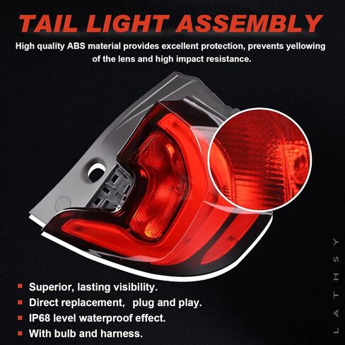 Tail Light Compatible with GMC Terrain 2018 2019 2020 2021 Left Driver Side Replace:84379497 in Saudi Arabia