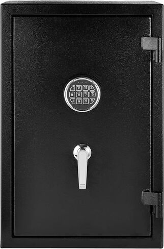 Amazon Basics Fire Resistant Security Safe with Programmable Electronic Keypad, 2.1 Cubic Feet, Black, 16.93"W x 13.78" Dx 25.98"H in Saudi Arabia