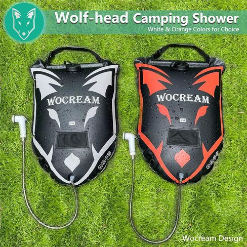 Camping Portable Solar Shower Bag, 25L, with On/Off Shower Head, for Camping, Beach Swimming, Outdoor Traveling, Camping Accessories in Saudi Arabia