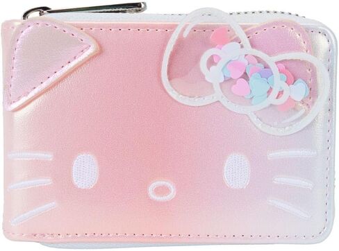 Loungefly Sanrio Hello Kitty 50th Anniversary Clear and Cute Accordion Zip Around Wallet in Saudi Arabia