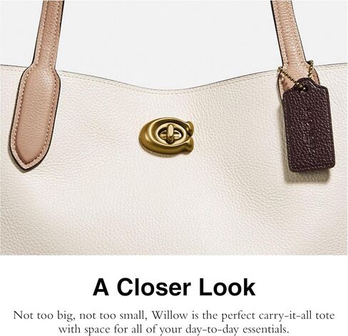 Coach Womens Polished Pebble Leather Willow Tote in Saudi Arabia