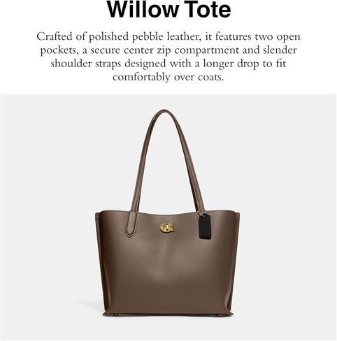 Coach Womens Polished Pebble Leather Willow Tote in Saudi Arabia