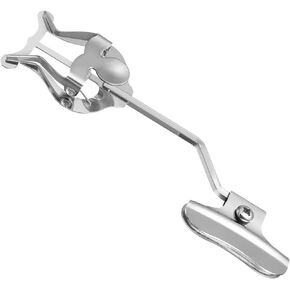 SUPVOX Sheet Baritone Metal for Holder- Plating Silver Clamp- Instrument Lyretrumpet Slide Trumpet Grease Cm On Lyreclarinet Clamp-on Trombone Wind Clip Music Mute Trumpeter Vertical