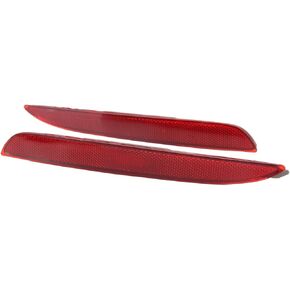 Rear Bumper Reflector Lamp 1 Pair Left Right Rear Bumper Reflector BFF4 51 5L0AF Tail Warning Light Replacement for Mazda 3 2008‑2012